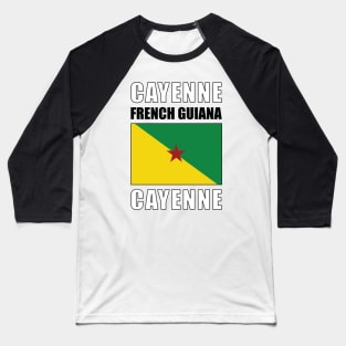 Flag of French Guiana Baseball T-Shirt